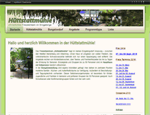 Tablet Screenshot of huemue.de